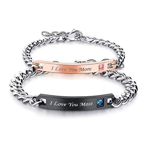 I LOVE YOU MORE I LOVE YOU MOST (1 pair)