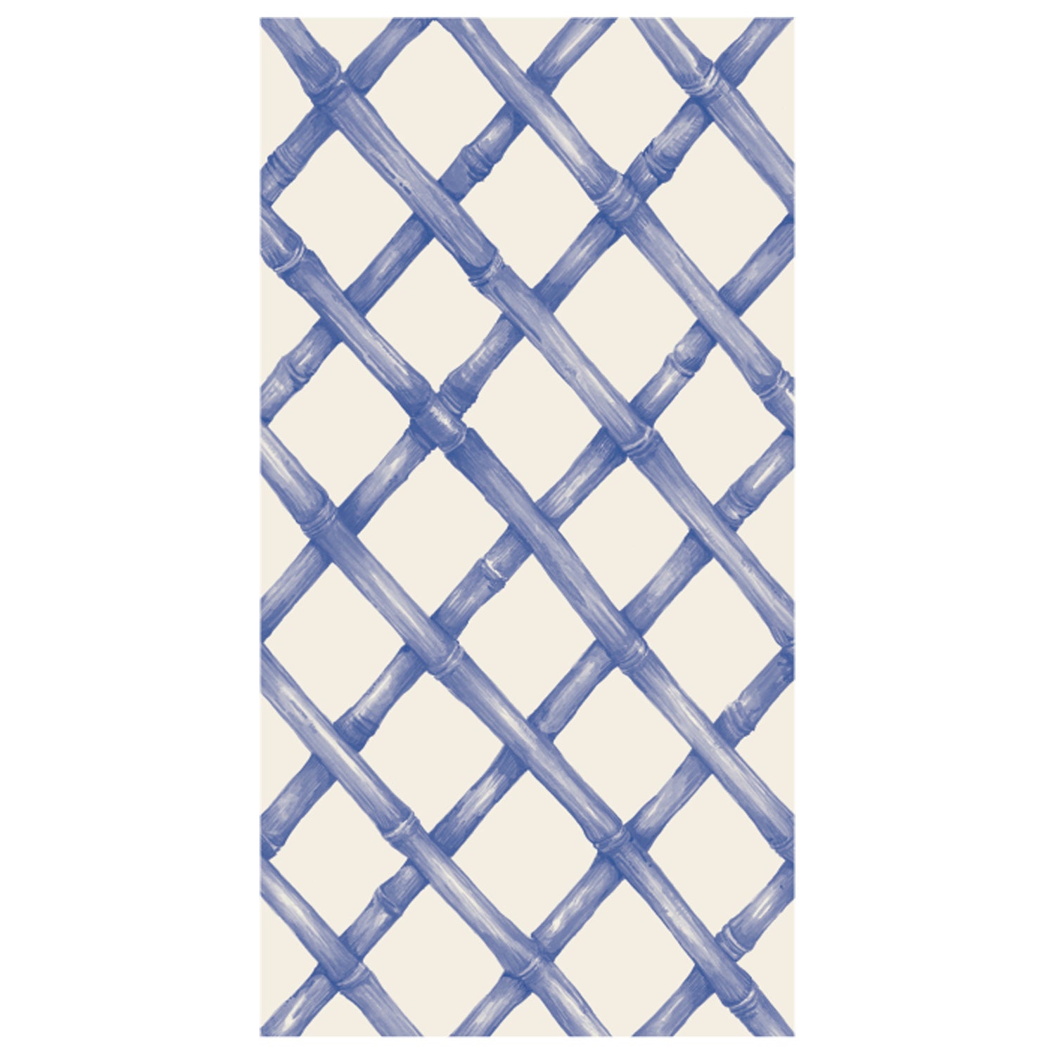 Premium Blue Lattice Pattern Paper Napkins for Parties, Weddings & Special Events - Elegant Disposable Guest Napkins for Dinner Parties, Bridal Showers & Home Decor