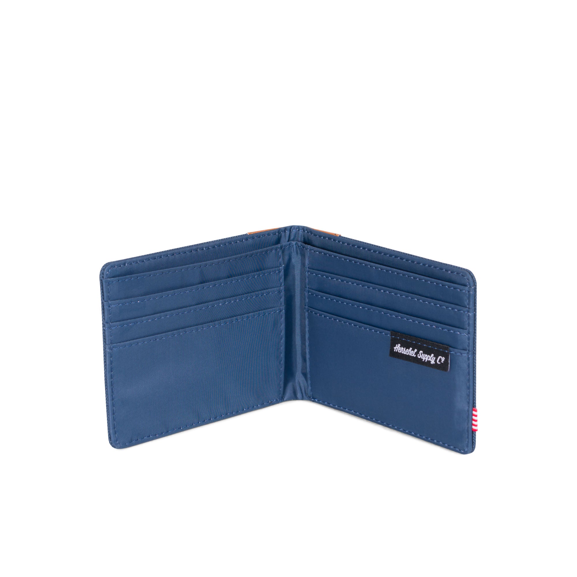 Herschel Edward Wallet for Men - Slim RFID Blocking Bifold Wallet in Navy Blue | Perfect for Everyday Use, Travel & Business
