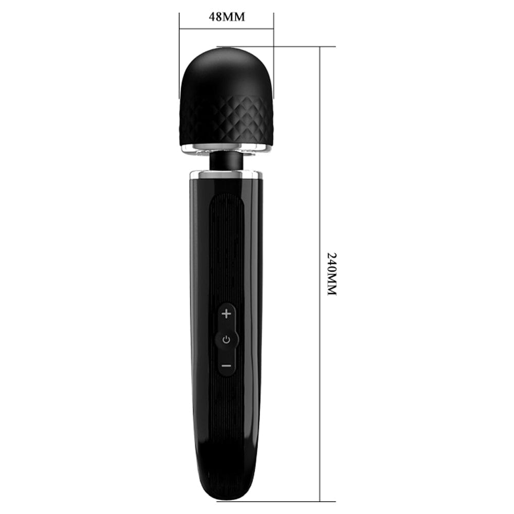Pretty Love Charming Massager - Black | Relaxing Personal Massager for Stress Relief & Muscle Relaxation | Perfect for Home, Spa & Self-Care Routines