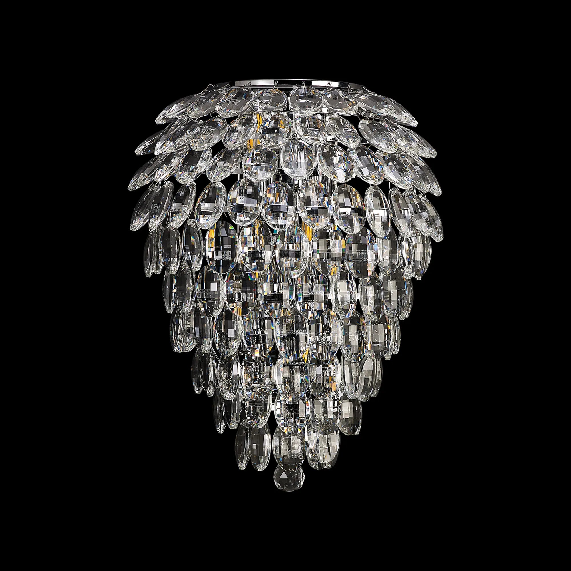 Consten Modern Tall Wall Lamp with 4 E14 Bulb Sockets - Perfect for Living Room, Bedroom, or Hallway Lighting