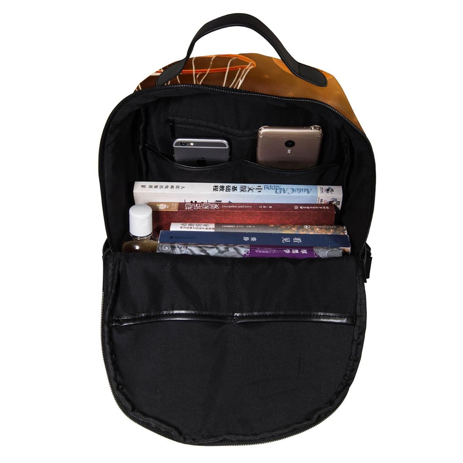 Premium Travel Backpack for Women & Men - Durable Basketball Backpack with Hoop - Perfect for Gym, School, Sports & Outdoor Adventures