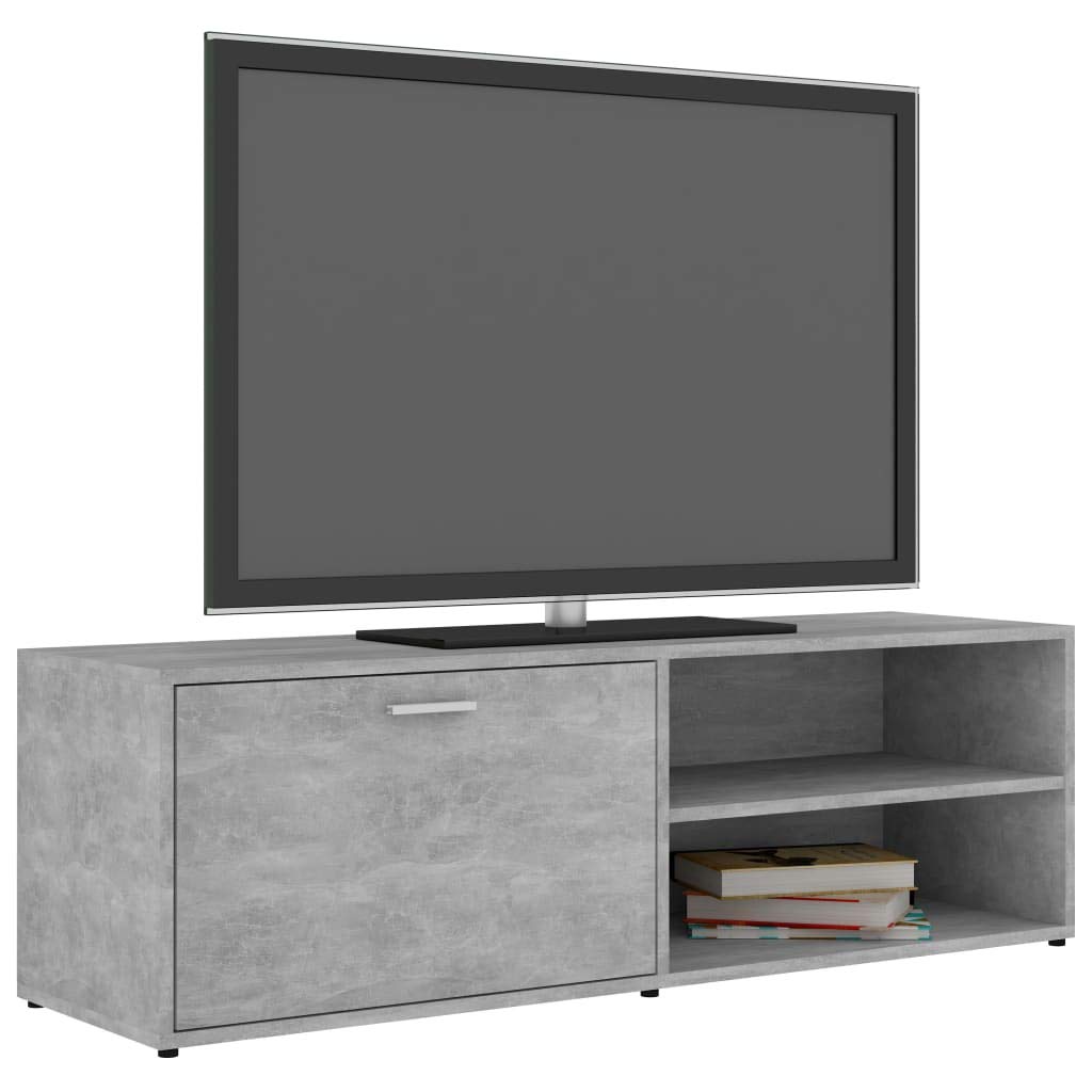 Estink Sideboard - Modern Concrete Gray TV Stand with 2 Storage Compartments, Media Console for Bedroom, Living Room & Hotel Furniture