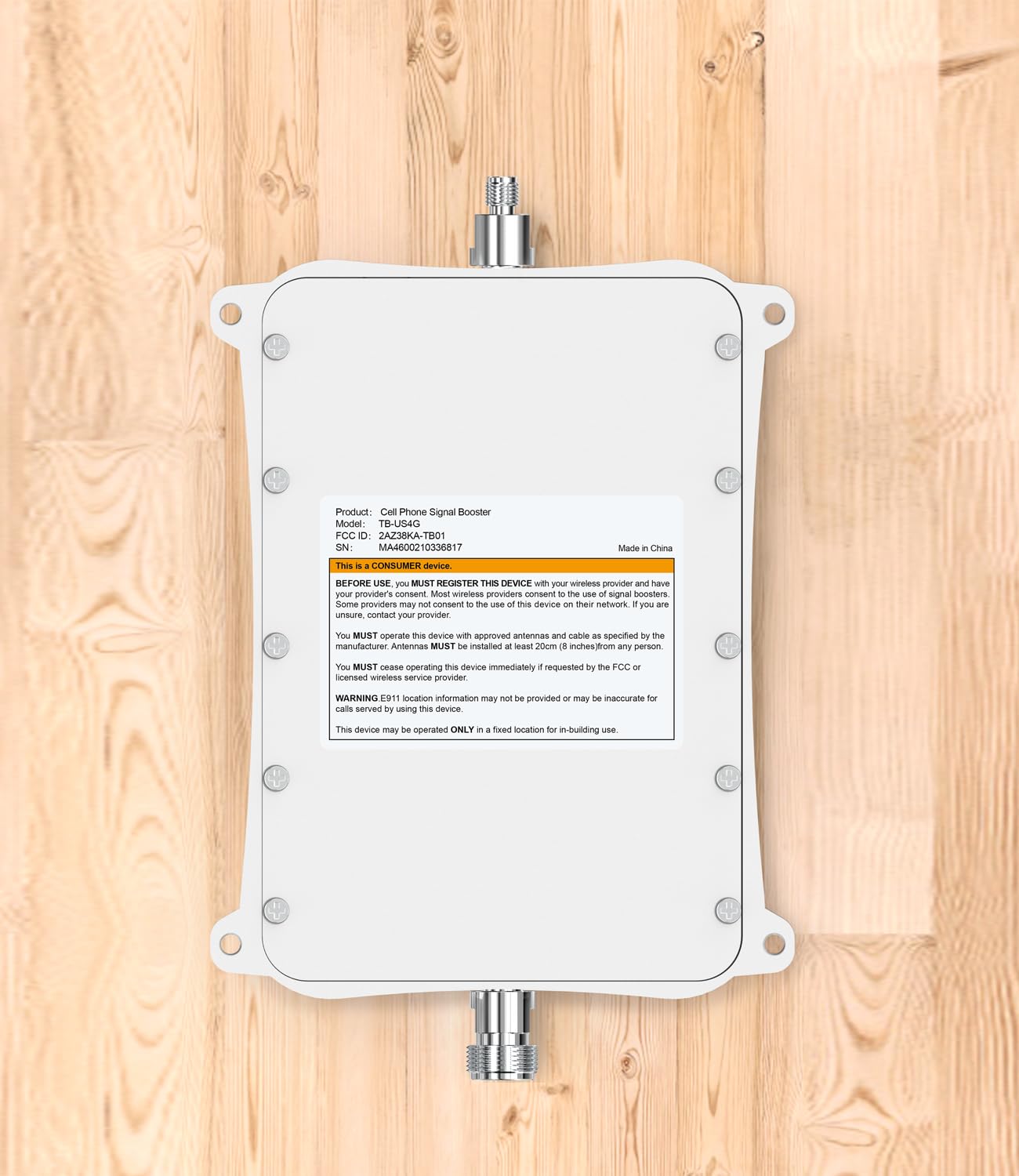 5G 4G 3G Cell Phone Signal Booster for Home - FCC Approved 5,000 Sq Ft Coverage - Compatible with All US Carriers (Bands 2/4/5/12/13/17/25/30/66/71) - Perfect for Rural Areas, Basements & Large Homes