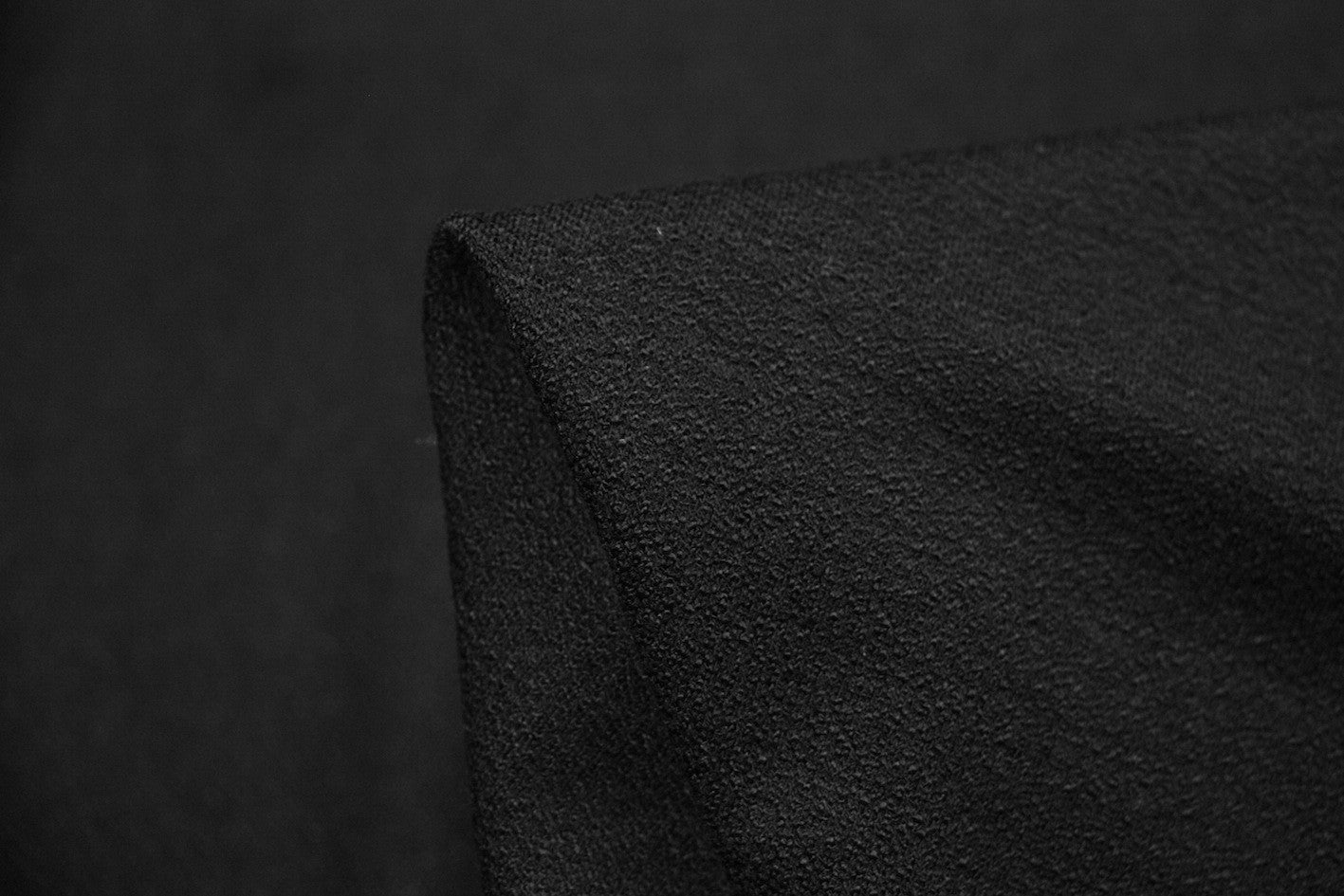 Premium Black Crepe Jersey Fabric - Soft Stretchy & Comfortable Material for Dresses, Tops & DIY Fashion Projects - Perfect for Evening Wear, Casual Outfits & Sewing Creations