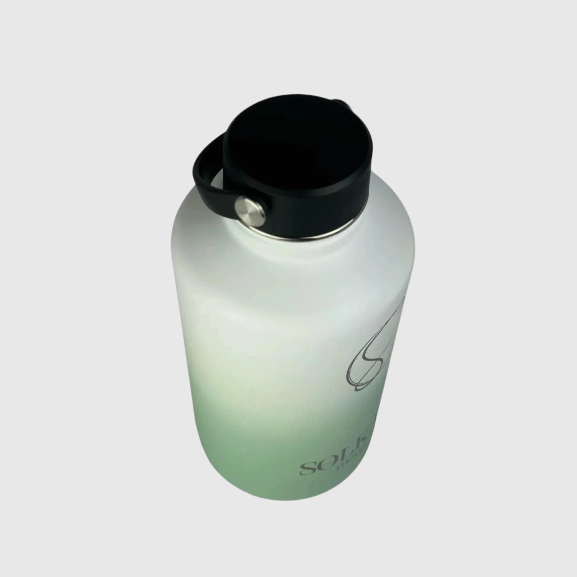 Pastel Green Insulated Stainless Steel Water Bottle 64oz (1.9L) - Leakproof & Sweatproof for Gym, Hiking, Camping & Outdoor Activities