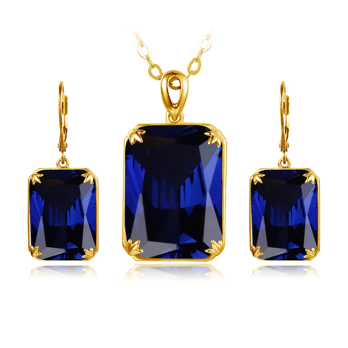 Sapphire Set Silver