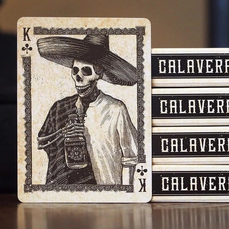 Premium Calaveras Playing Cards - Unique Skull-Themed Deck for Poker, Magic Tricks & Collectors | Perfect for Game Nights, Gifts & Halloween Parties