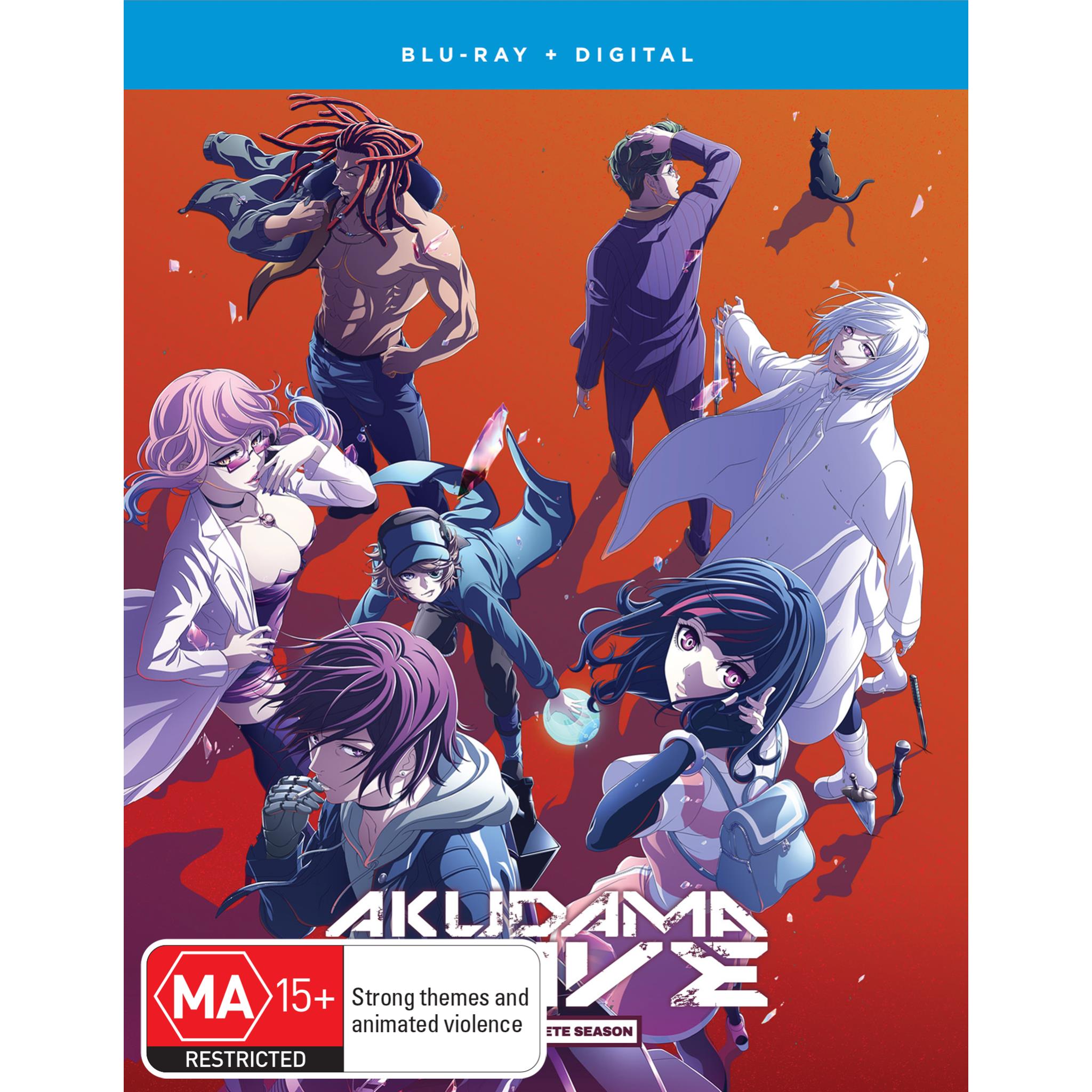 Akudama Drive: The Complete Season - Action-Packed Anime Series for Sci-Fi & Cyberpunk Fans | Perfect for Binge-Watching & Collectors