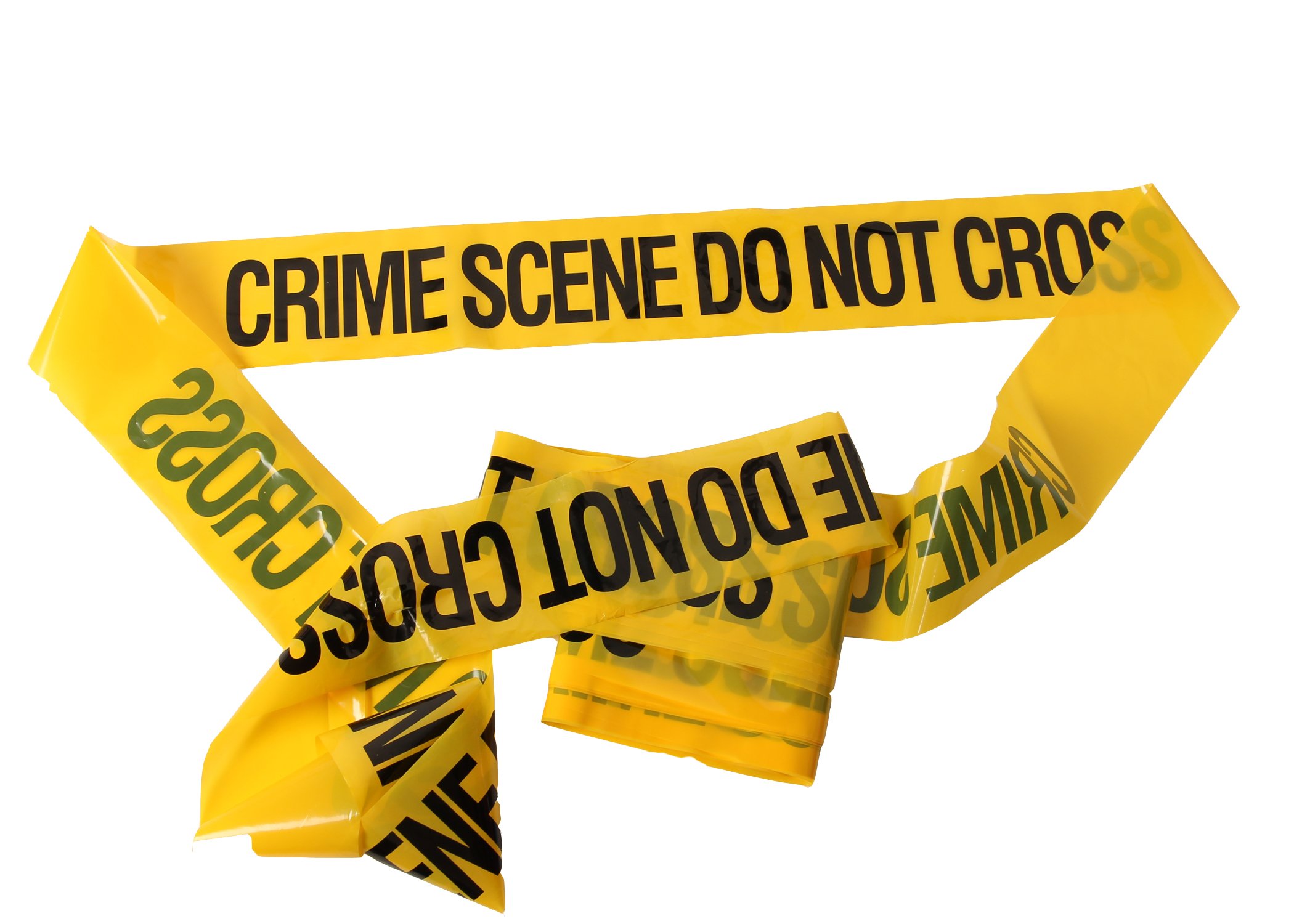 100 Feet Crime Scene Do Not Cross Barrier Tape (30m) - Novelty Police Caution Tape with 3 Free Evidence Stickers - Perfect for Halloween, Themed Parties, Movie Props & DIY Crime Scene Decorations