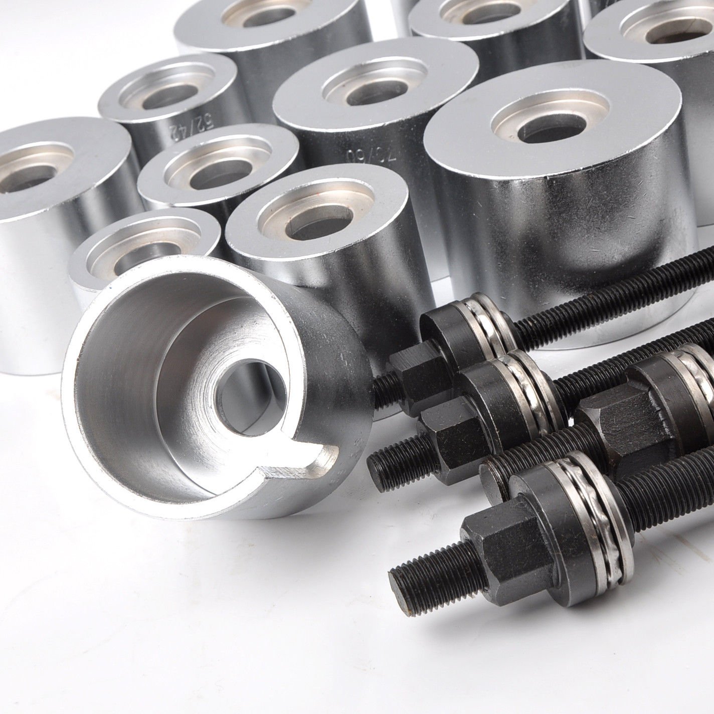 Press and Pull Sleeve Kit - Bushing & Bearing Removal and Installation Tool Set for Automotive Repair - Perfect for Garage, Workshop, and DIY Car Maintenance