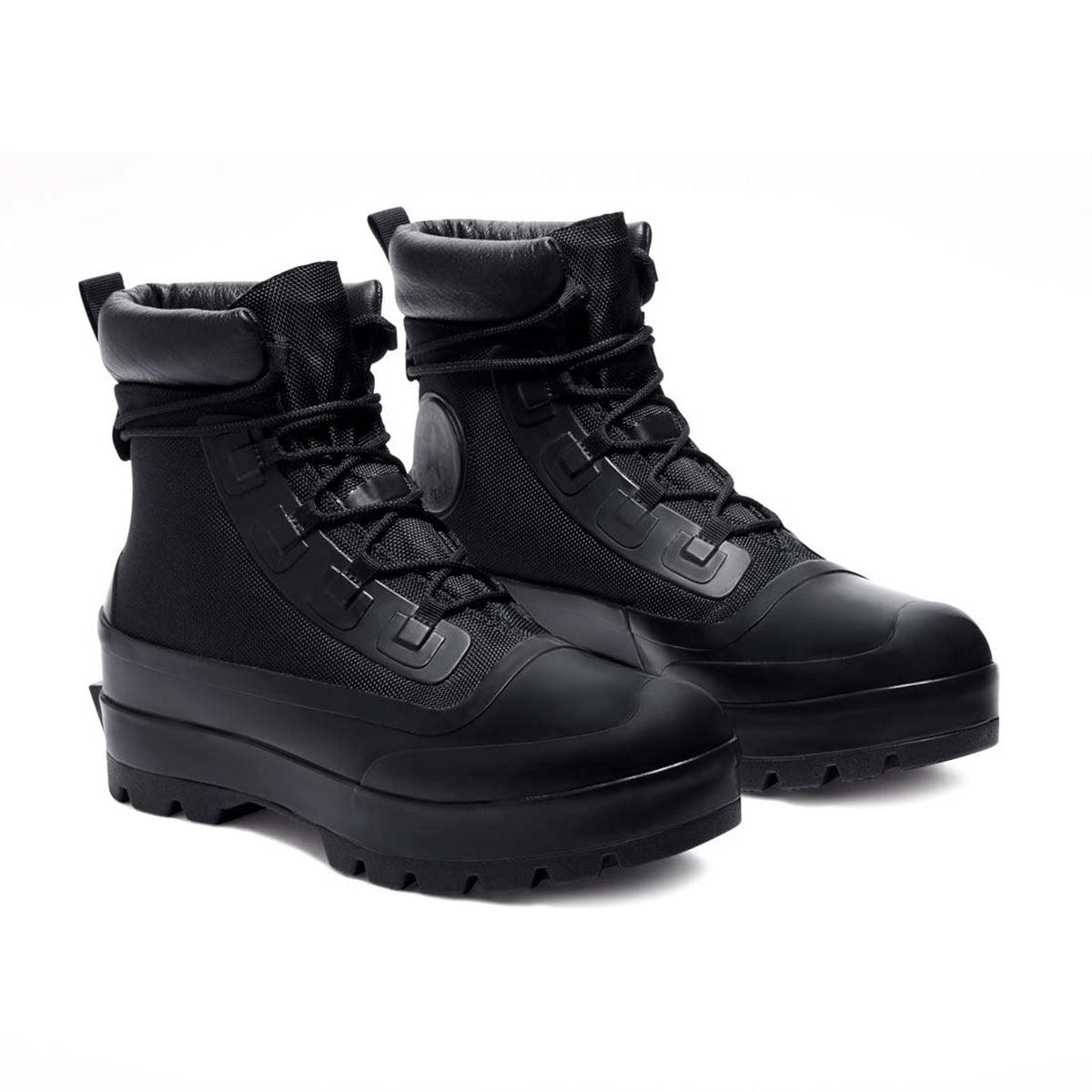 AMBUSH CTAS Duck Boots for Men & Women - Waterproof Black Winter Snow Boots - Fashionable Outdoor Hiking & Cold Weather Shoes for Urban Streetwear