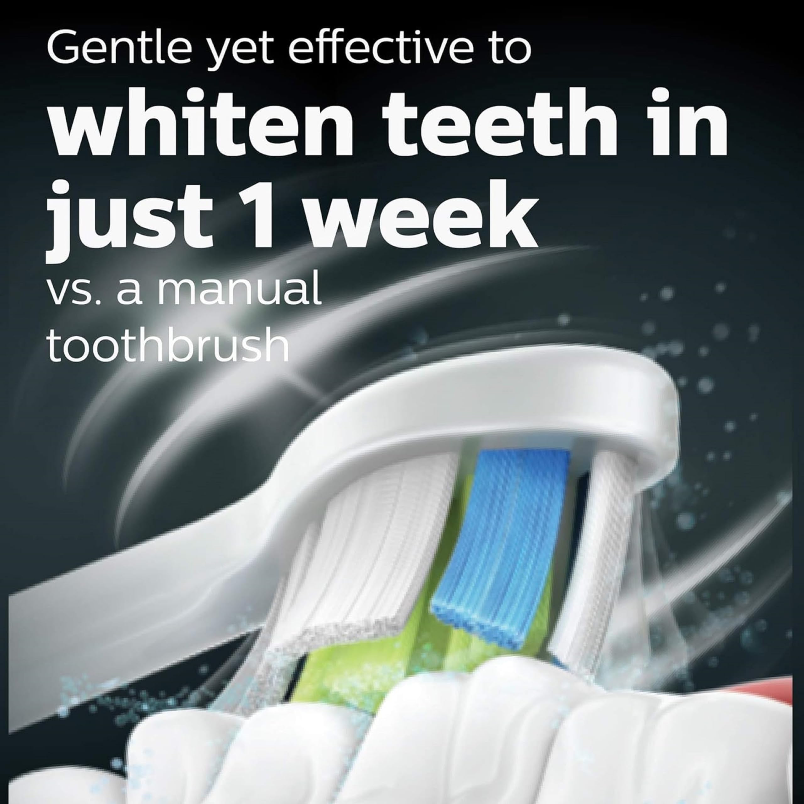Philips Sonicare HX8911/02 HealthyWhite+ Rechargeable Electric Toothbrush with 3 Modes - Whitening, Clean & Gum Care - for Brighter Smile & Healthier Gums (White) - Perfect for Home & Travel Use