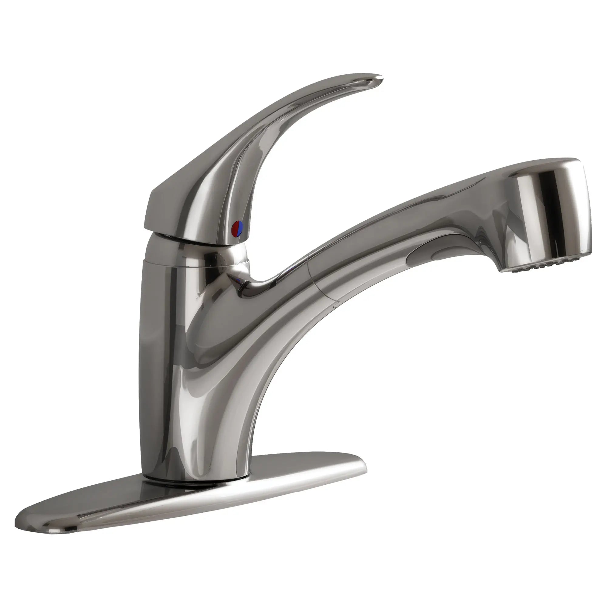 Edgemere Single Handle Pull Out Kitchen Faucet - Stainless Steel with High Arc Spout for Modern Sink | Perfect for Washing Dishes, Filling Pots & Cleaning Countertops