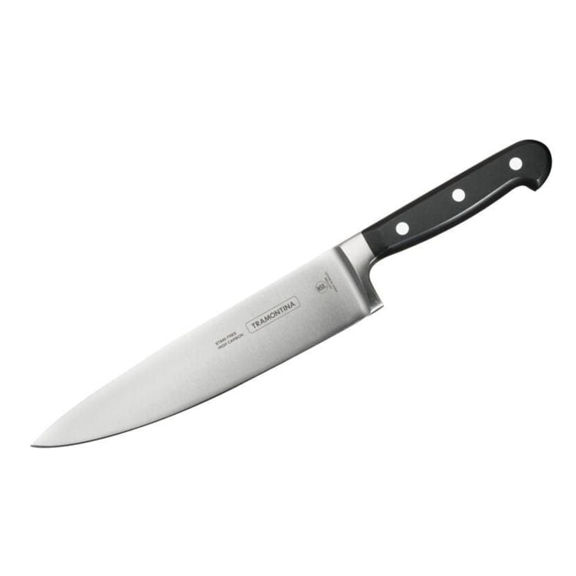 Tramontina Professional 8-Inch Chef Knife - High Carbon Stainless Steel Kitchen Knife for Slicing, Dicing & Chopping - Perfect for Home Cooks & Professional Chefs