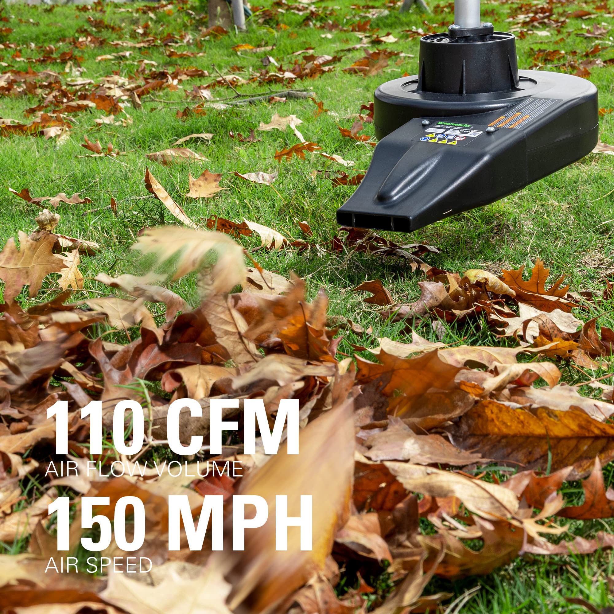 Greenworks Horizontal Blower Attachment for String Trimmers - Compatible with Greenworks Attachment Capable Models | Perfect for Lawn Debris Clearing, Leaf Blowing & Yard Maintenance