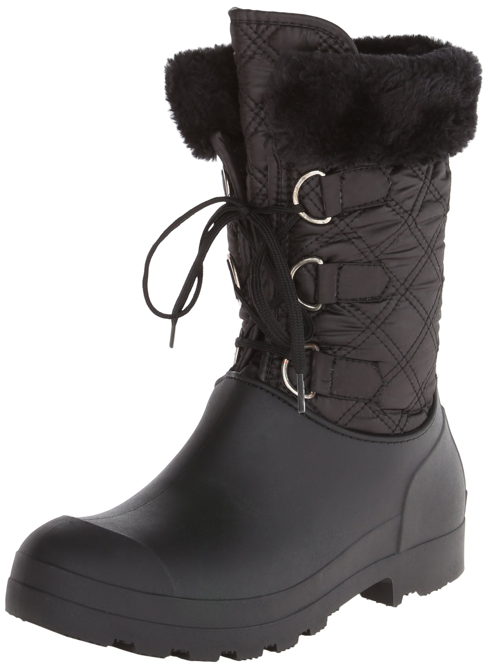 Chinese Laundry Women's Parade Waterproof Nylon Rain Boots - Fashionable Chelsea Style Rubber Rain Booties for Women, Perfect for Rainy Days, Gardening & Outdoor Activities