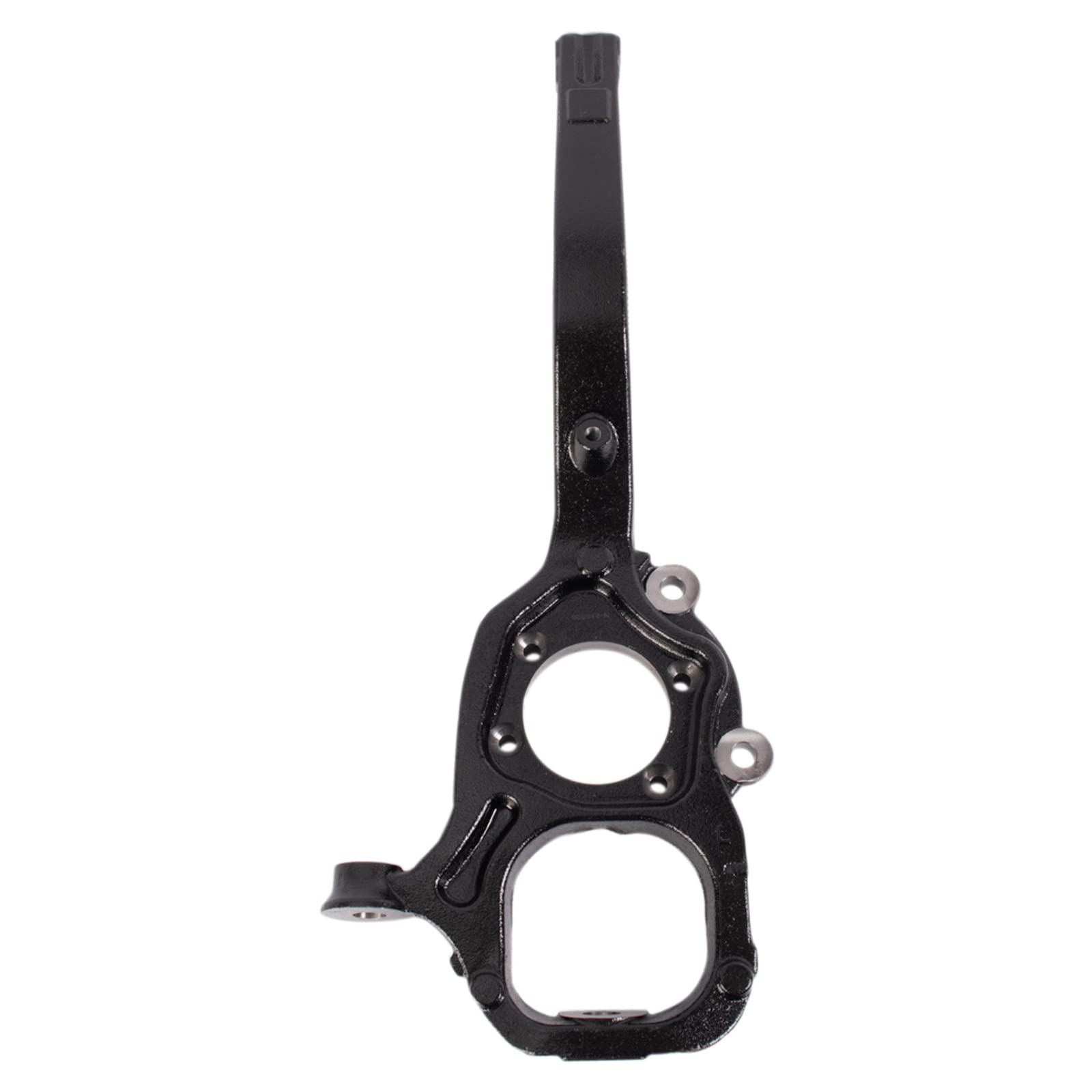 TRQ Front Left Steering Knuckle - Black - Compatible with 2012-2014 Chrysler 300 & Dodge Charger - Perfect for Suspension Repair & Wheel Alignment
