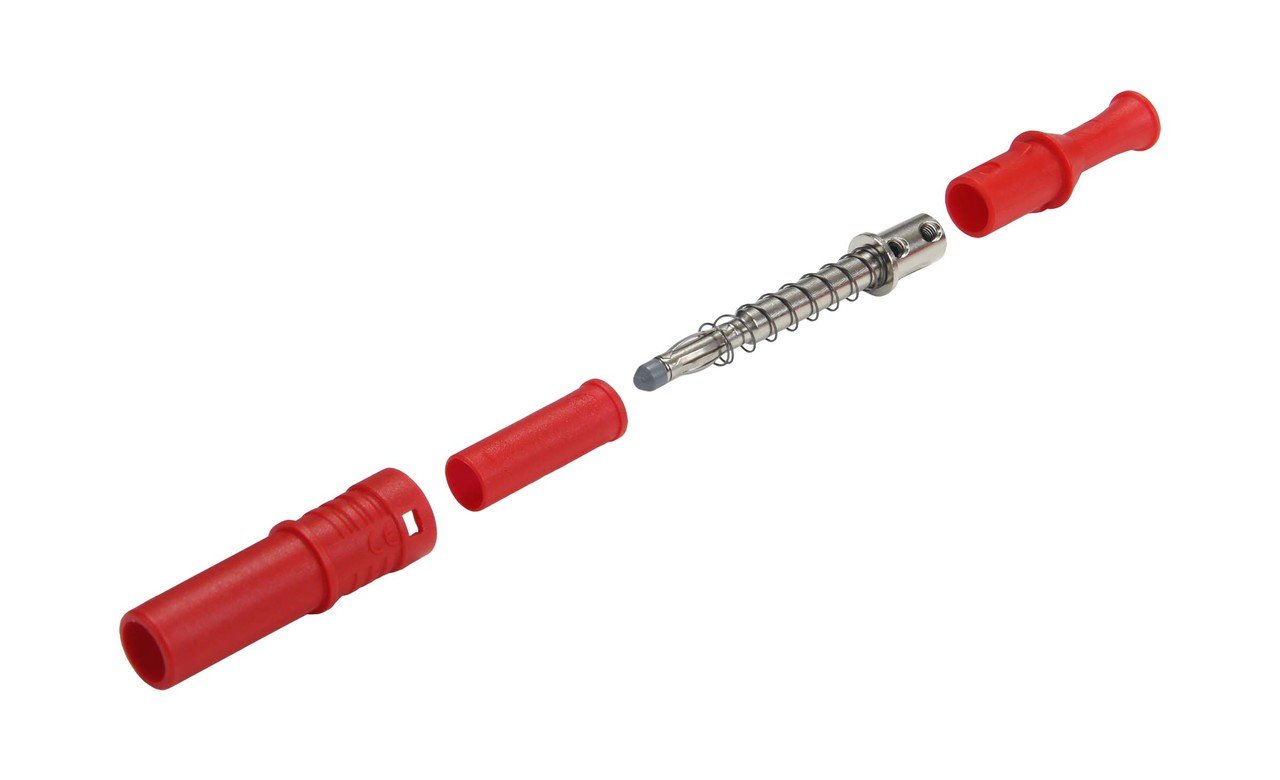 CT3201 4mm DIY Safety Straight Retractable Sheathed Banana Plug - 36 Amp, Green (Pack of 10) - Ideal for Electronics Projects, Test Equipment & Power Connections