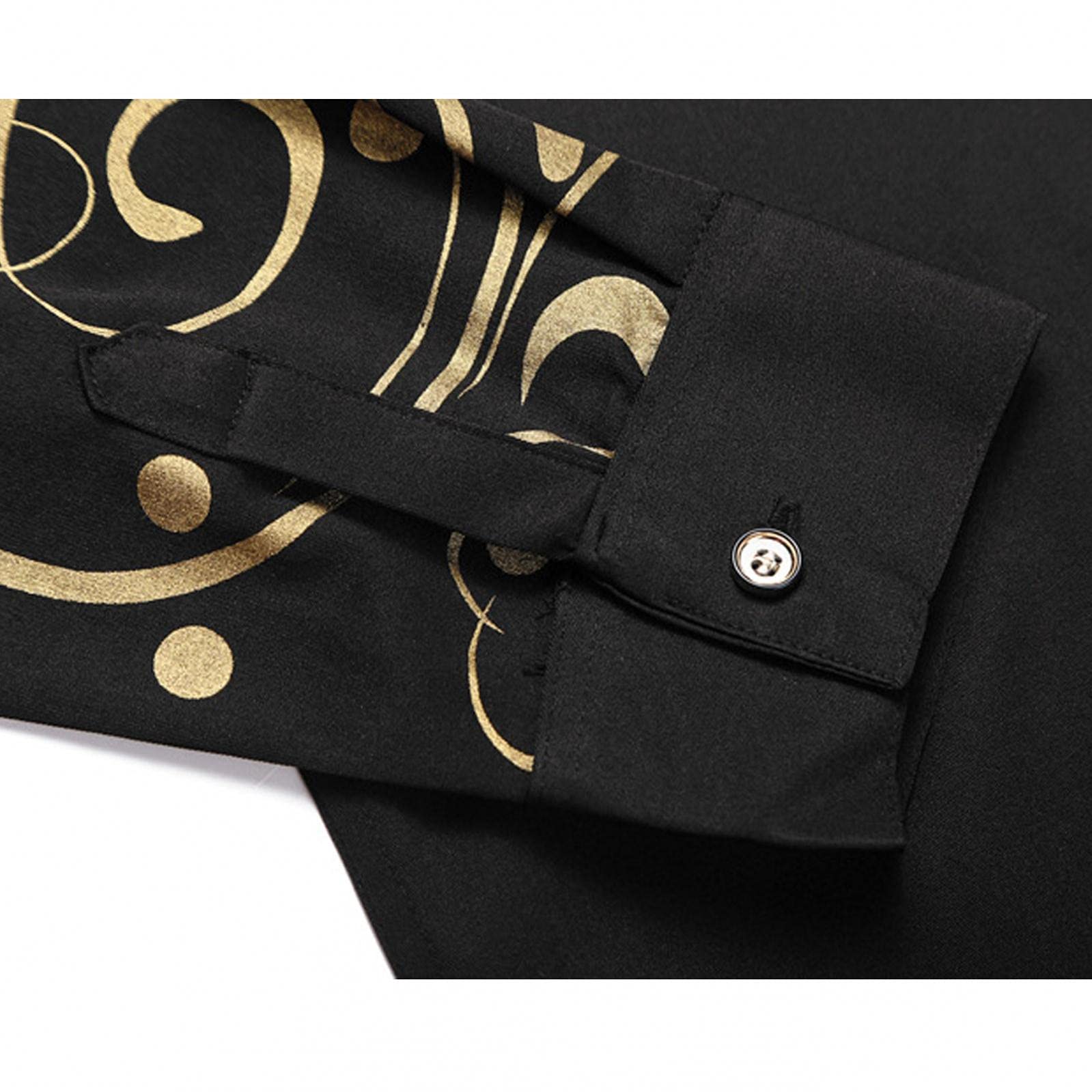 Men's Slim Fit Long Sleeve Polo Shirts - Classic Cotton Dress Shirts with Button Down Collar & Color Block Design - Casual Office Wear & Weekend Outfits