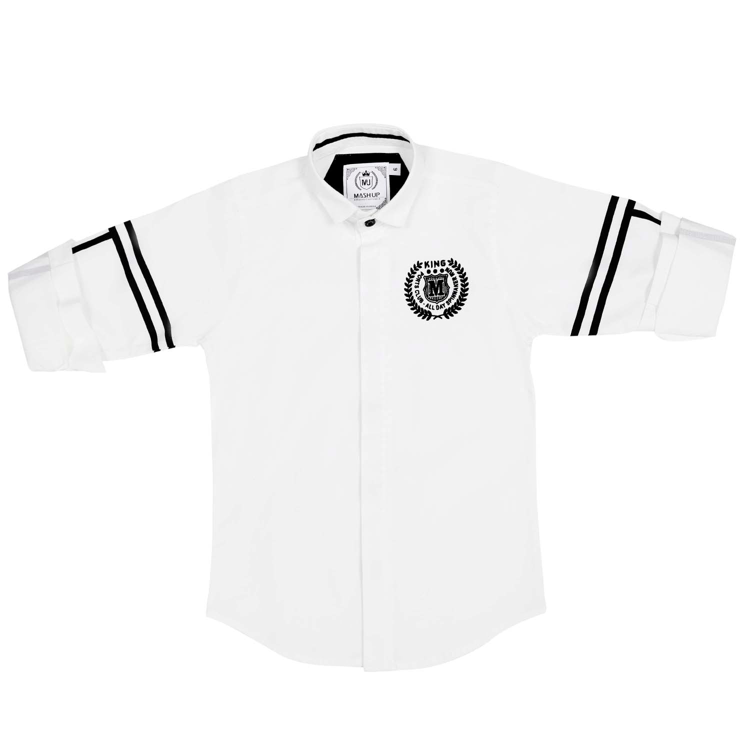 Trendy Striped White Shirt for Women - Fashionable Casual & Office Wear - Perfect for Work, Dating, and Everyday Outfits