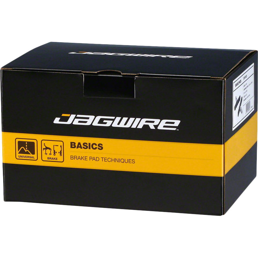 High-Performance Basics Compound Mountain Bike Rim Brake Pads (Pair) - Threaded for Secure Fit - Ideal for Off-Road Cycling & Mountain Trails