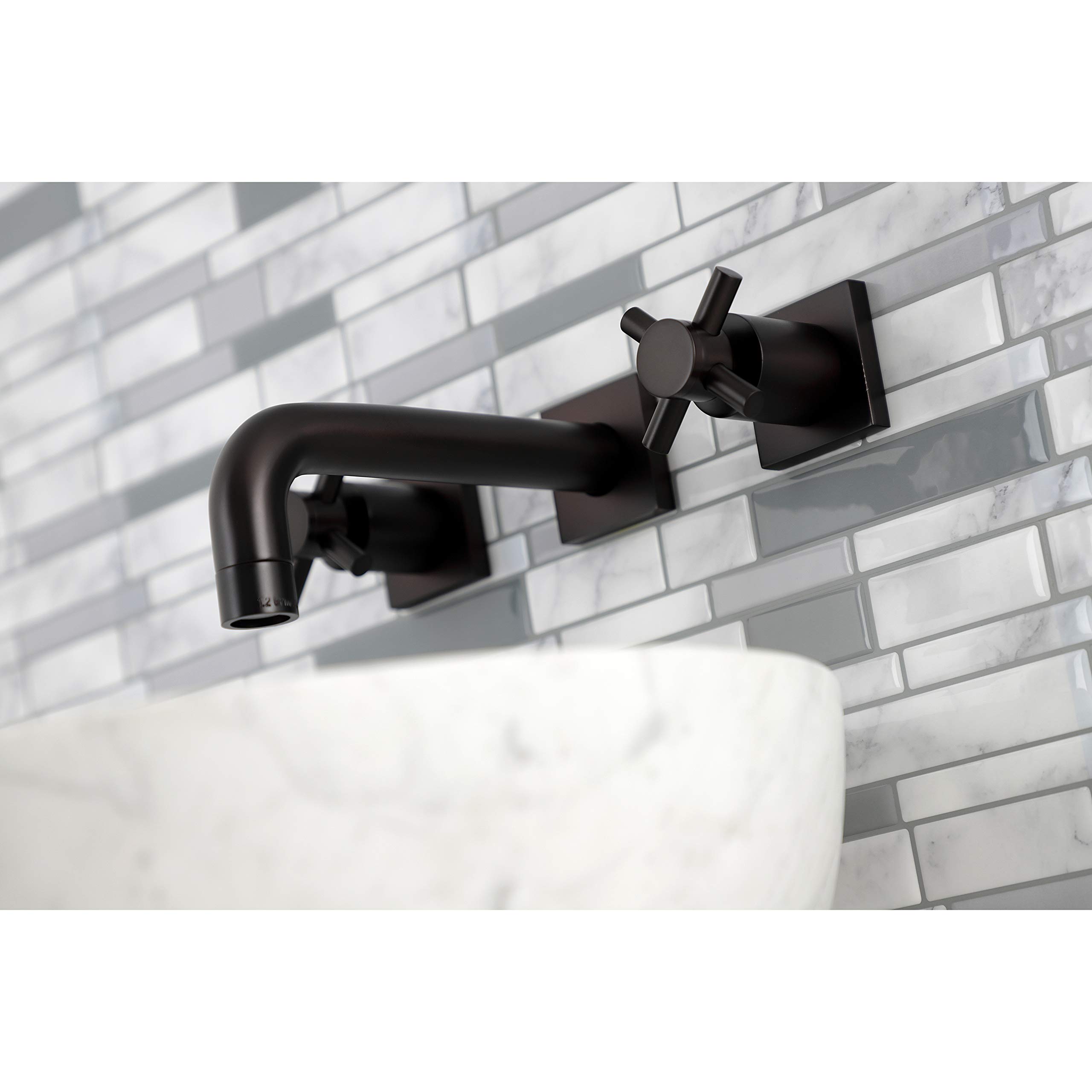 Kingston Brass KS6125DX Concord 8-Inch Widespread Bathroom Sink Faucet - Oil Rubbed Bronze Finish - 10