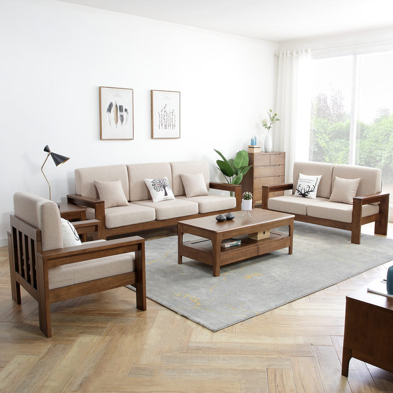 NORA Scandi Japanese Daybed Sofa - Solid Wood Nordic Style Daybed for Living Room, Bedroom, or Office - Available in 3 Sizes (Twin, Full, Queen)