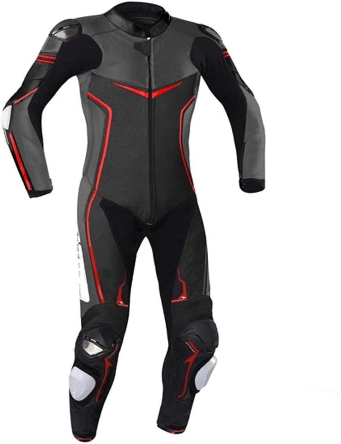 MATAGEAR Black One Piece Motorcycle Racing Suit - CE Approved Armor Protection for Men & Women - High Performance Leather Gear for Track & Street Riding
