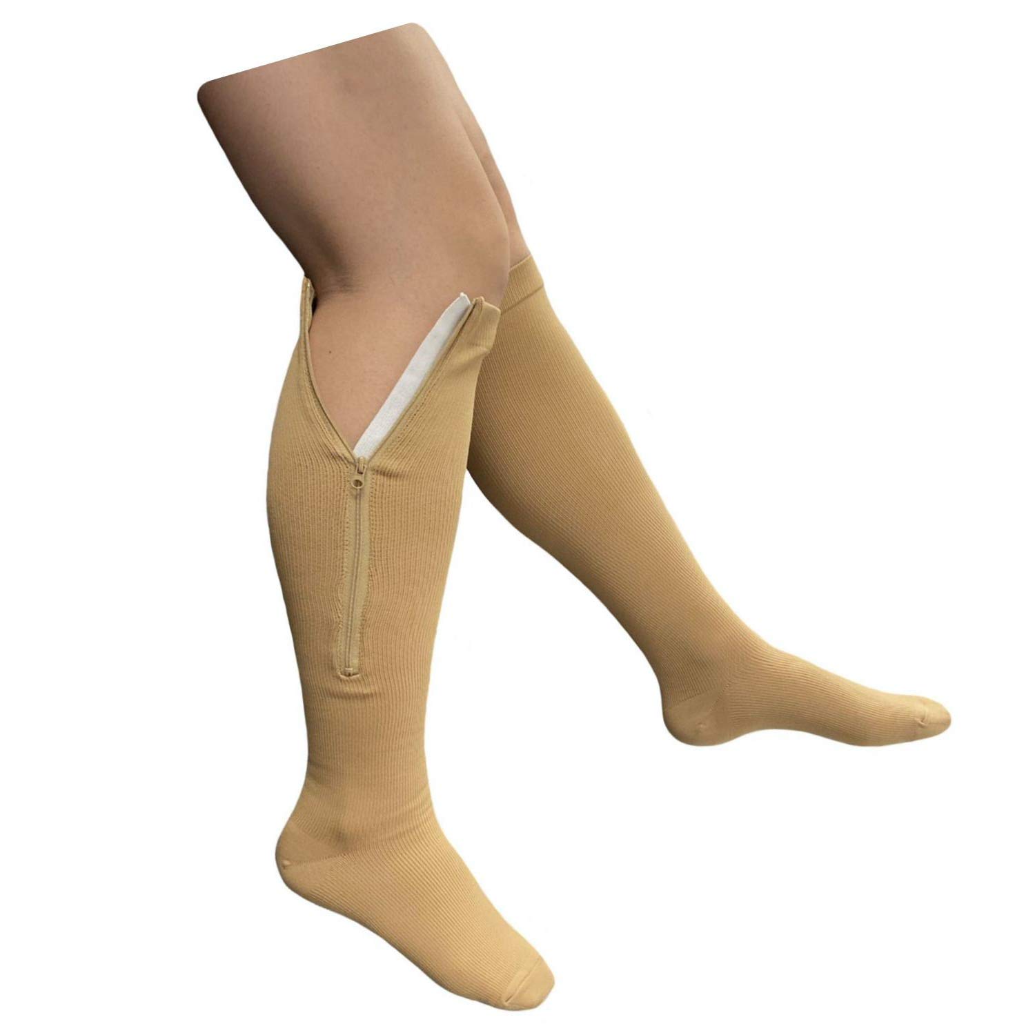 15-20 mmHg Closed Toe Compression Socks for Circulation & Fatigue Relief - Ideal for Travel, Work & Varicose Vein Support