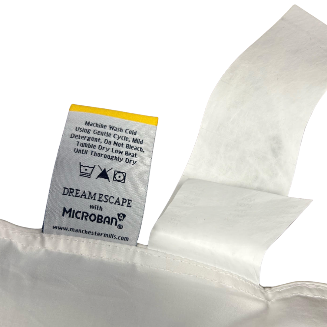 Dream Escape Down Alternative Pillow - Hypoallergenic & Supportive for Side, Back & Stomach Sleepers - Perfect for Allergy Relief & Neck Pain - Bedroom & Travel Use