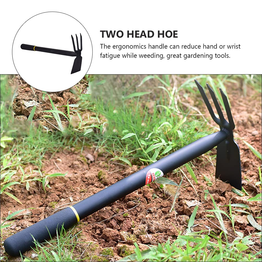 Premium Manganese Steel Hand Tiller & Cultivator - Manual Gardening Tool for Weeding, Digging & Soil Cultivation | Ideal for Home Gardens, Flower Beds & Vegetable Patches