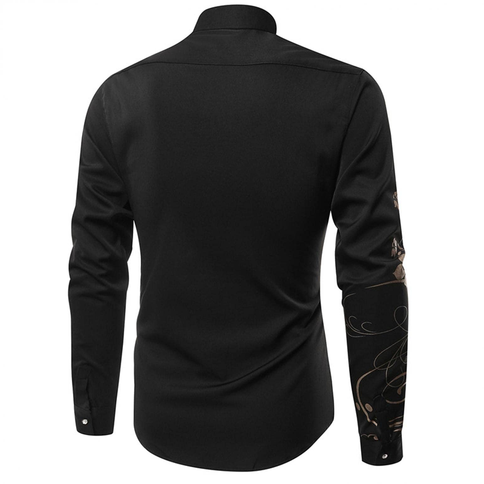 Men's Slim Fit Long Sleeve Polo Shirts - Classic Cotton Dress Shirts with Button Down Collar & Color Block Design - Casual Office Wear & Weekend Outfits