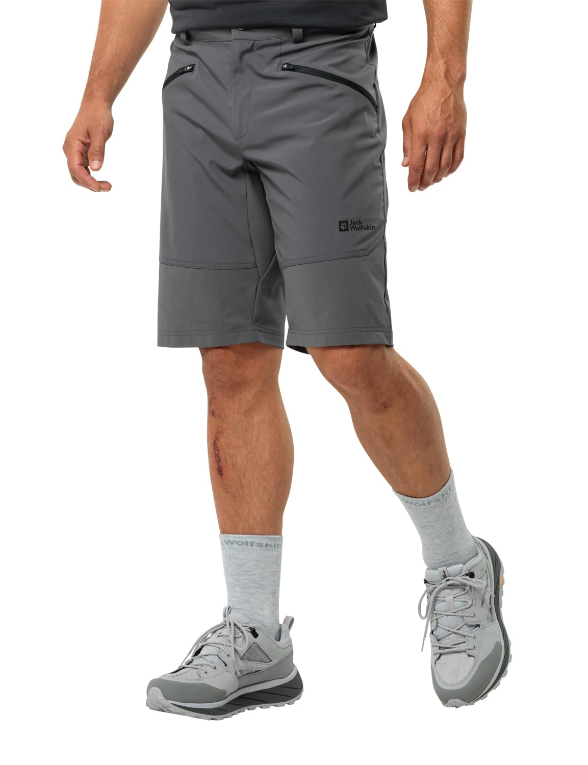 Jack Wolfskin Men's Hiking Shorts - Lightweight Quick-Dry Alpine Outdoor Shorts for Hiking, Camping & Travel | Perfect for Summer Adventures