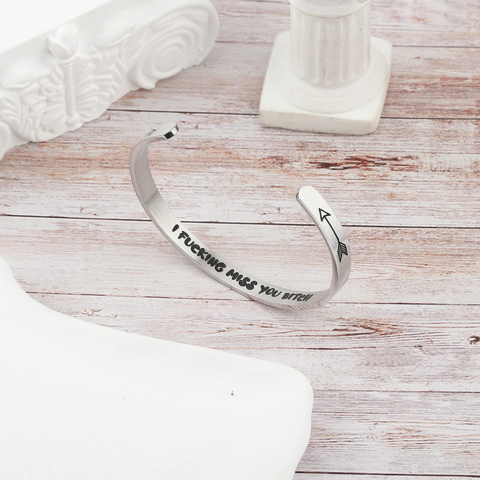 Stainless Steel Sister Bracelet - Best Friendship Jewelry Gift for Women, Perfect Best Friend Birthday Present for Her - Ideal for Anniversaries, Graduation, and Special Occasions