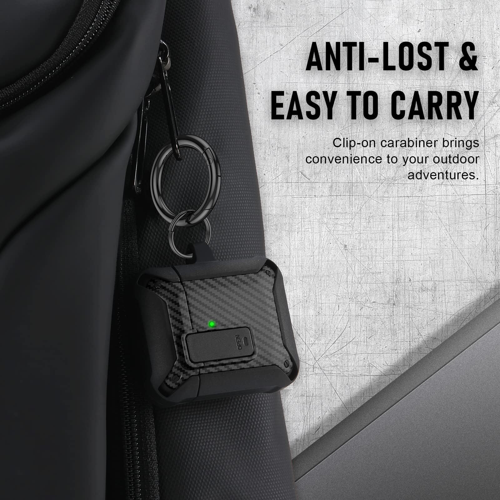 Maxjoy Armor Case for AirPods 1 & 2 - Military Protection for Men & Women | Gym & Travel
