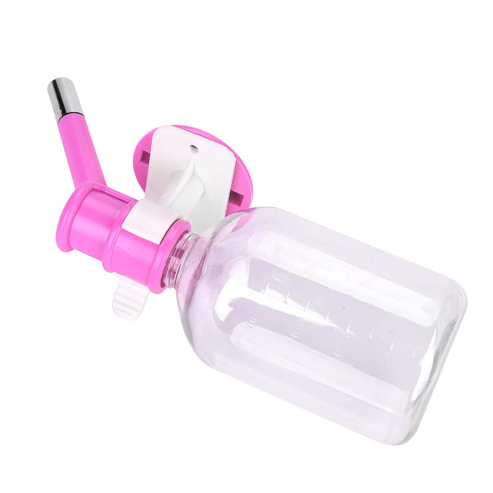 Automatic No-Drip Hanging Pet Water Feeder Bottle - 500ml/17oz Dog Kennel Cage Water Dispenser for Puppies, Small Animals | Ideal for Travel, Crate Training & Outdoor Adventures