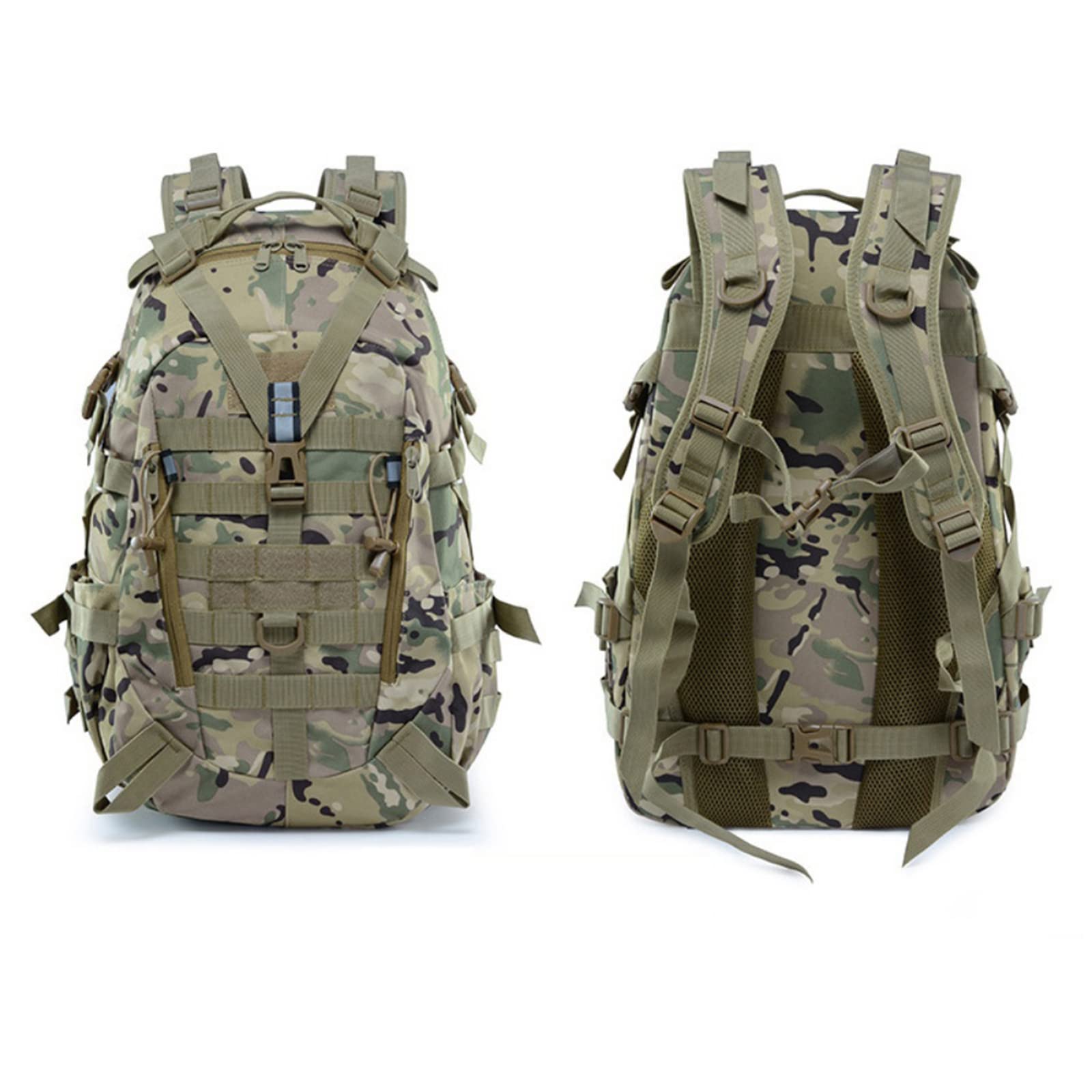Naiyafly Tactical Backpack for Men - Large Durable Camping & Hiking Backpack with Multiple Pockets - Perfect for Outdoor Adventures, Travel & Daily Commute