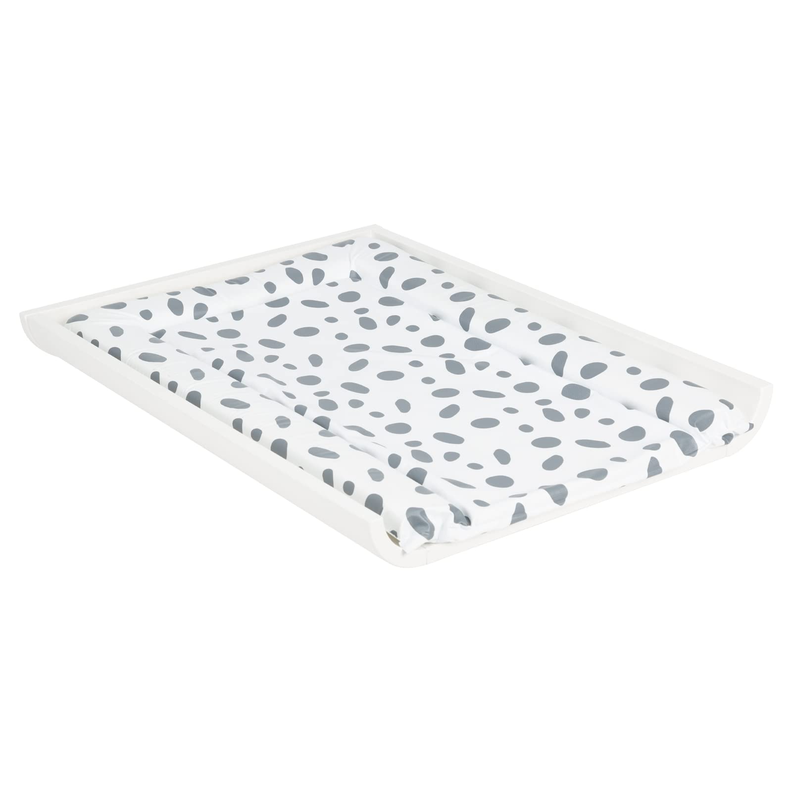 Torsten Changing Top for Cot or Dresser - White Scandinavian Nursery Changing Table Topper | Baby Changing Station for Modern Nursery | Perfect for Diaper Changes & Nursery Organization