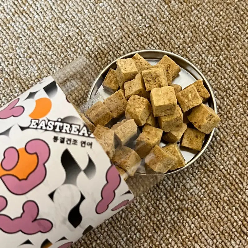 Eastsea Brother Eastreats - Human-Grade Pollack & Salmon Fish Treats for Dogs & Cats - Low Fat, Low Calorie, Healthy Snacks | Perfect for Training, Rewards & Pawpy Kisses
