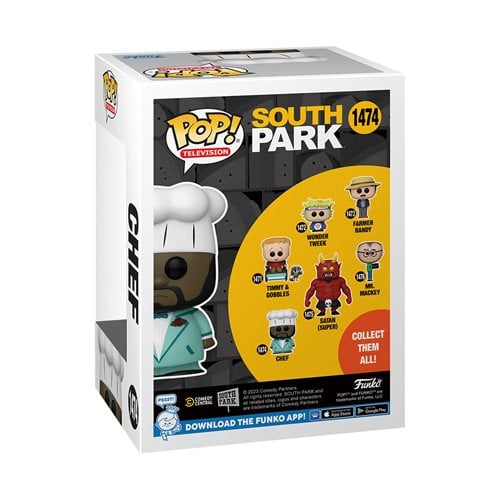 South Park: Chef in Suit - Official Cartman Action Figure - Collectible TV Show Merchandise for Fans - Perfect for Display, Gifts, and South Park Themed Parties
