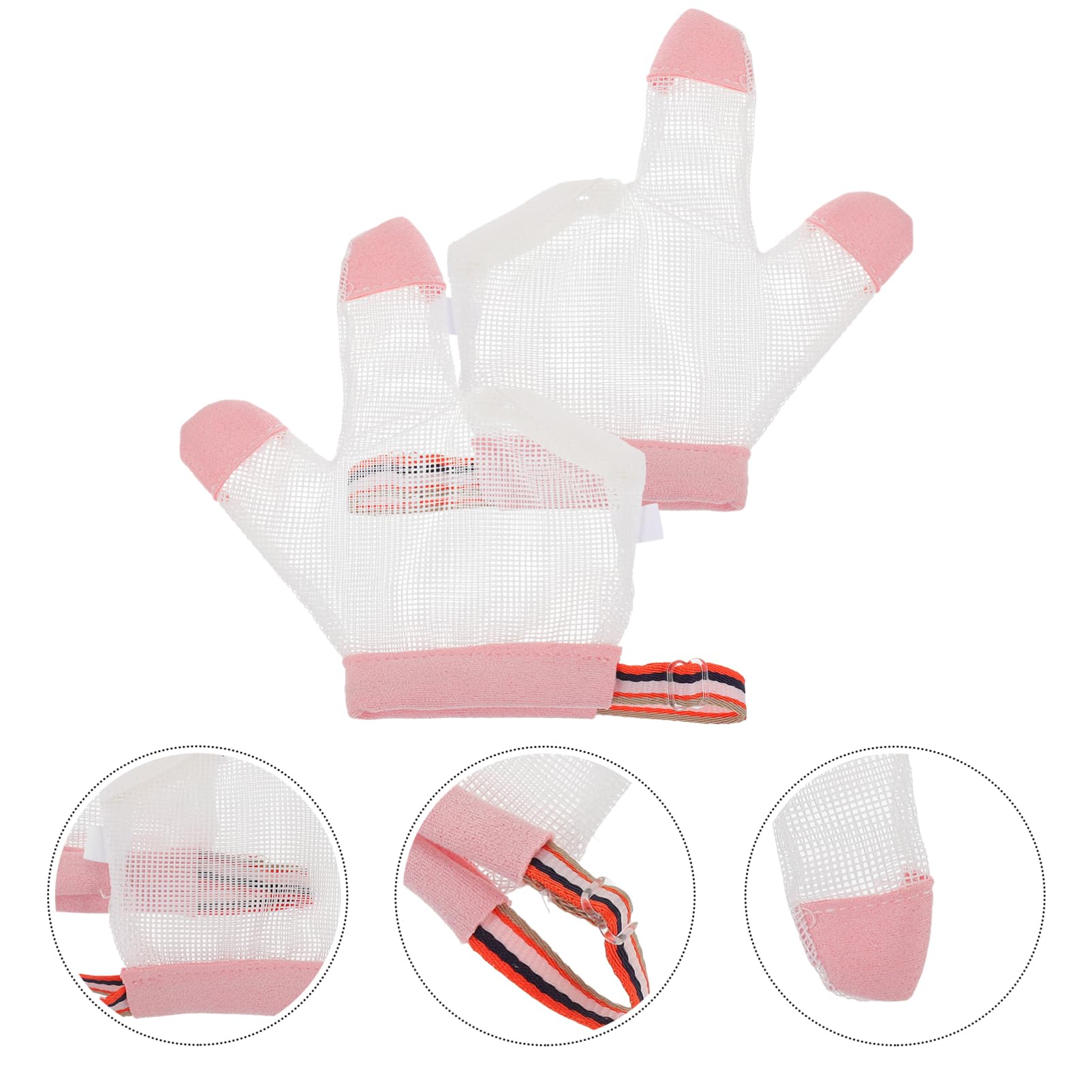 Breathable Anti-Nail Biting Gloves for Babies & Toddlers - Soft Finger Guards for Thumb Sucking Prevention (Newborn to 24 Months) - Perfect for Daycare, Travel & Sleep Training