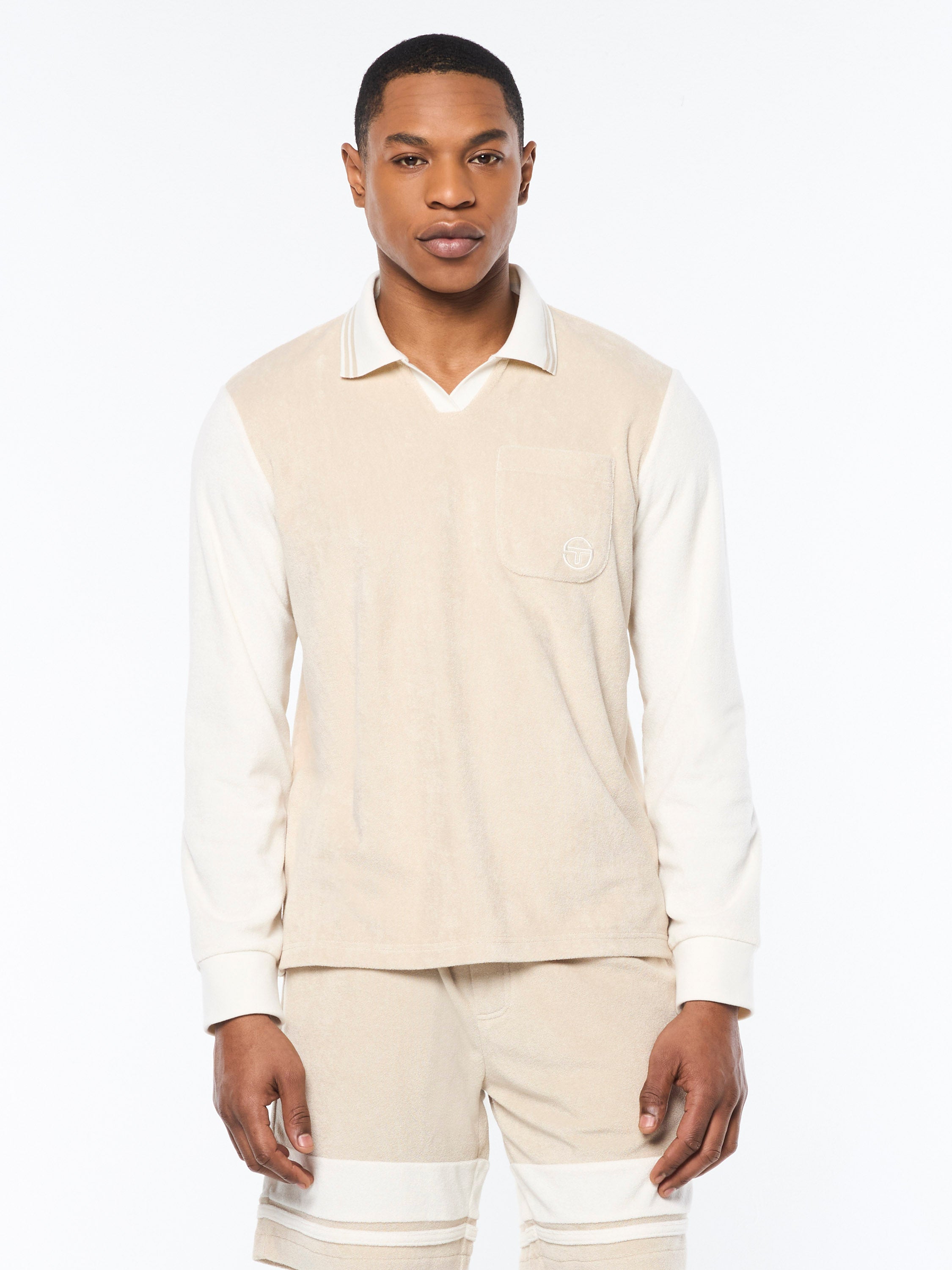 Alvar Men's Long Sleeve Polo Shirt - Comfortable Cotton Blend Casual Wear for Business & Outdoor Activities | Fog Gray