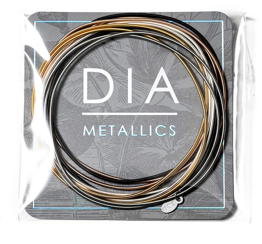 Emerson & Oliver - 10-Piece Mixed Metal Dia Bracelets Set for Women, Trendy Stackable Bangle Jewelry - Perfect for Gifts, Parties & Everyday Wear