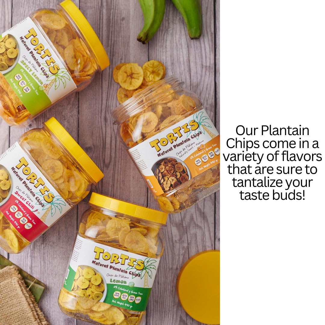 Crunchy Plantain Chips - Healthy All-Natural Snacks, Non-GMO, Gluten Free, Vegan Banana Chips (Chifles) - 15.87oz Lightly Salted - Perfect for Keto Diet, School Lunches & On-the-Go Snacking