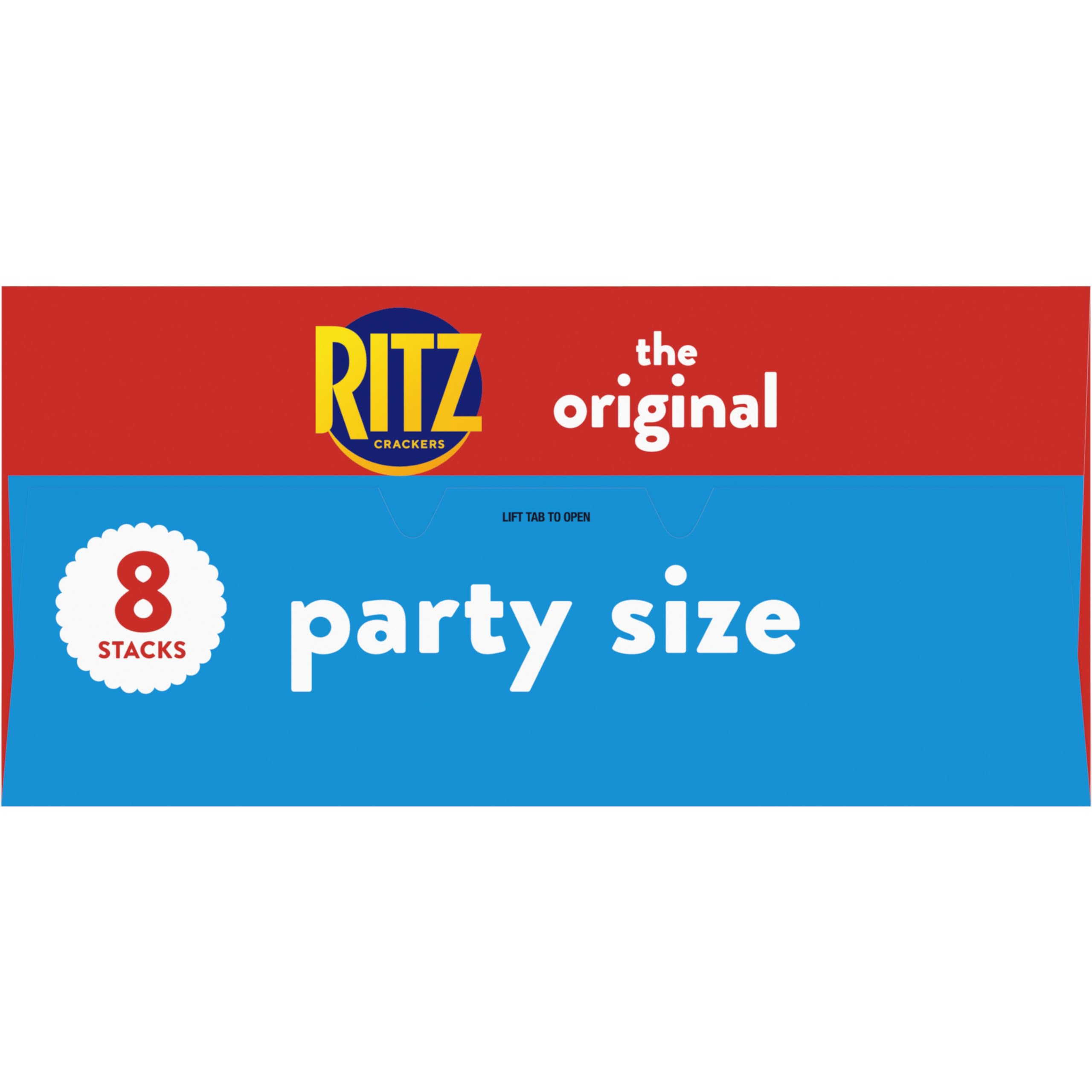 RITZ Original Crackers - Family Pack (6-27.4 oz) | Bulk Snacks for Kids & Adults | Perfect for School Lunches, Office Snacks & Party Platters | Delicious Buttery Flavor | Crunchy Baked Crackers