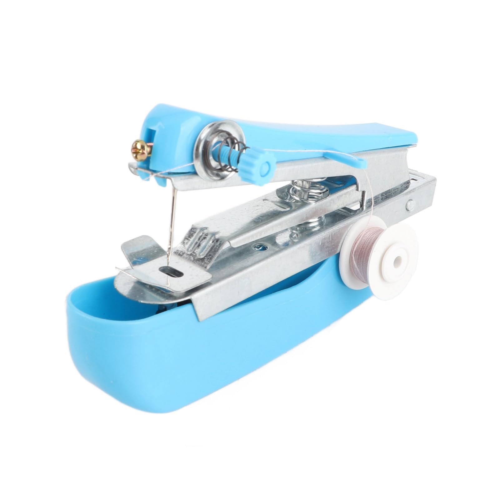Portable Handheld Sewing Machine - Mini Stainless Steel Quick Stitch Tool for Home & Travel - Perfect for Emergency Repairs, DIY Crafts, and On-the-Go Fixes