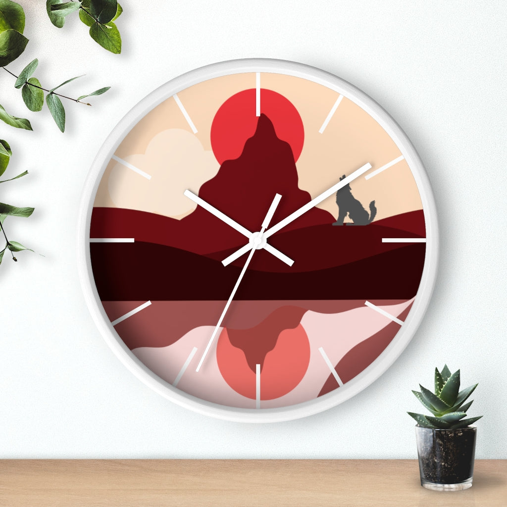 Stylish Southwest Midwest Wall Clock - Rustic Decor for Living Room, Kitchen & Office - Perfect for Home & Office Decor