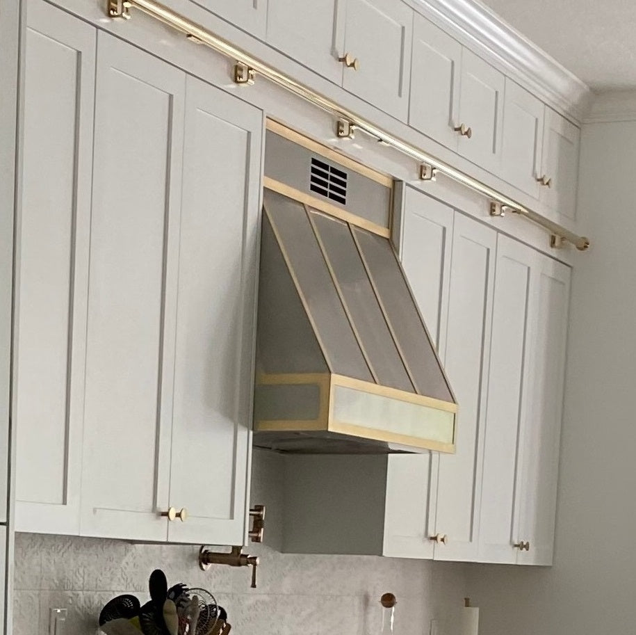 Custom Stainless Steel Under Cabinet Range Hood - Modern Kitchen Ventilation for Nicole | Perfect for Small Kitchens, Apartments & Remodeling Projects