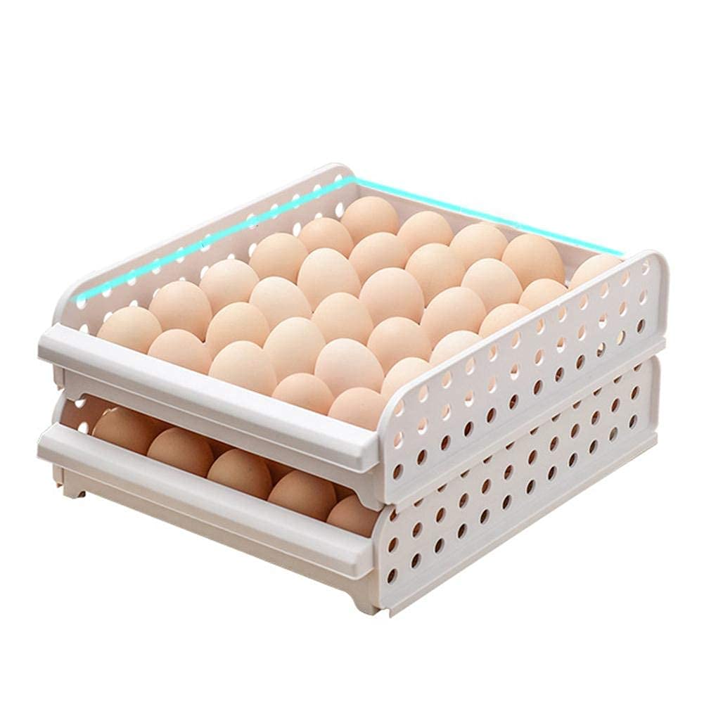 4-Layer Egg Storage Box for 120 Eggs - Kitchen Organizer for Fridge & Pantry